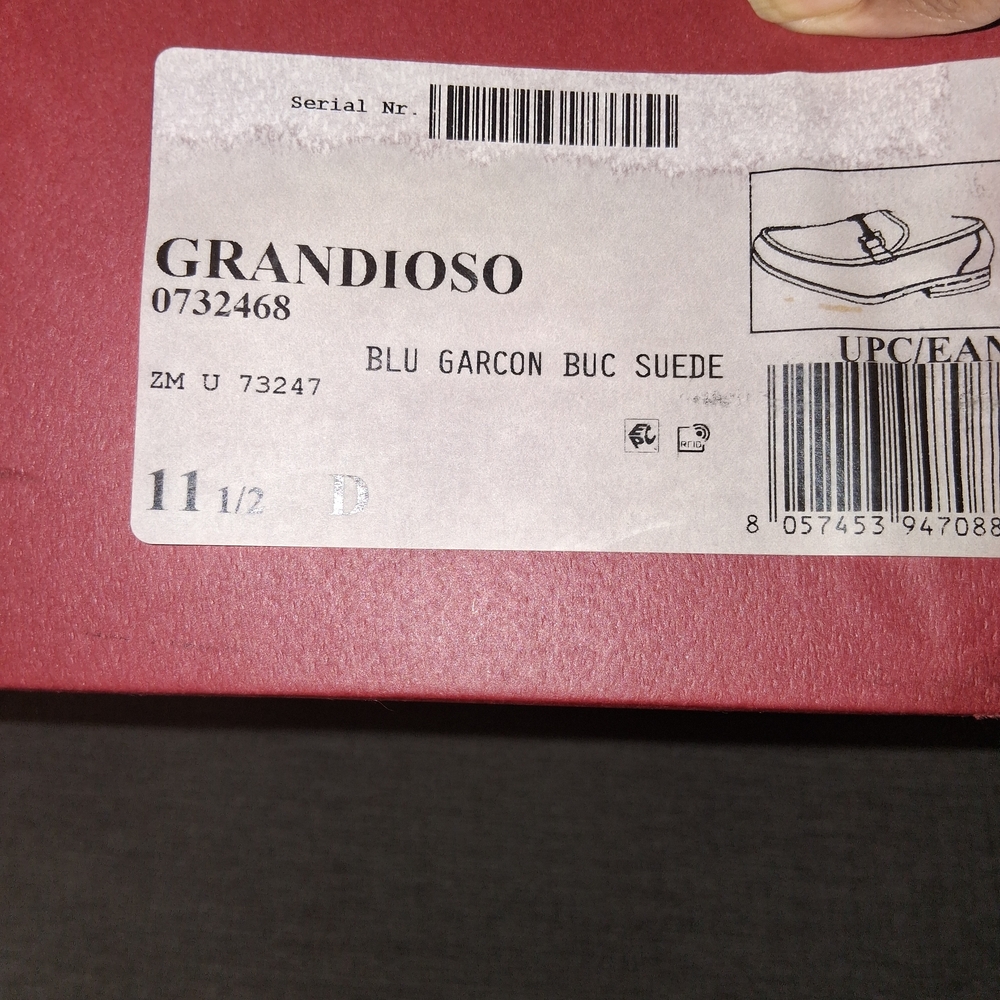 Salvatore Ferragamo Blue Loafers